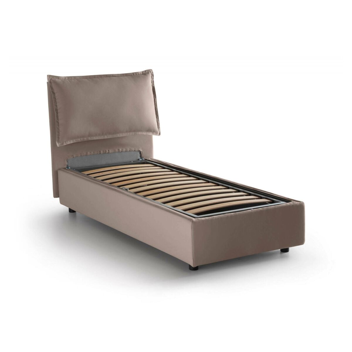 Cama de solteiro de tecido