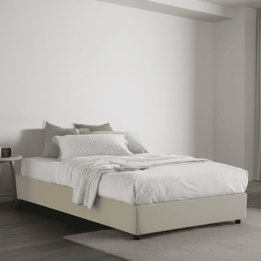 Cama quadrada e meia de tecido
