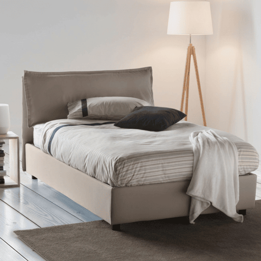 Cama quadrada e meia de tecido