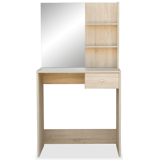vidaXL Toucador em aglomerado 75x40x141 cm carvalho vidaXL Toucador em aglomerado 75x40x141 cm carvalho