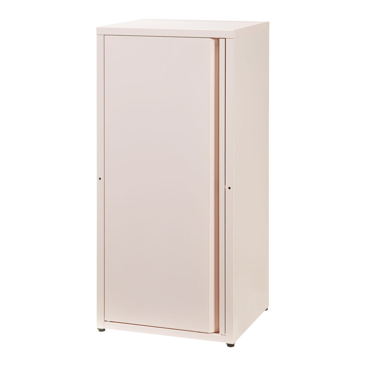 Armario de oficina burlöv acero 88x40x35 cm - rosa [en.casa]