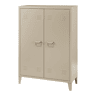 Armário de escritório Oripää com 2 prateleiras de aço reguláveis 110x75x33 cm - Camel en.casa