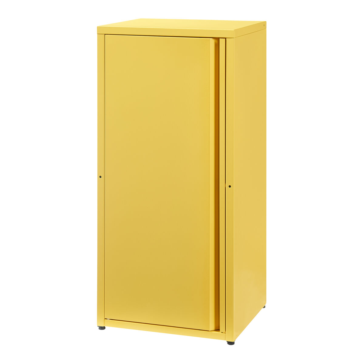 Armario de oficina burlöv acero 88x40x35 cm - amarillo [en.casa]