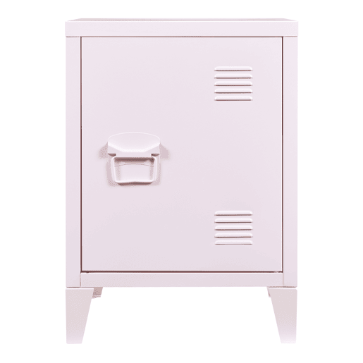 Mesa de cabeceira Inari em aço - Rosa en.casa