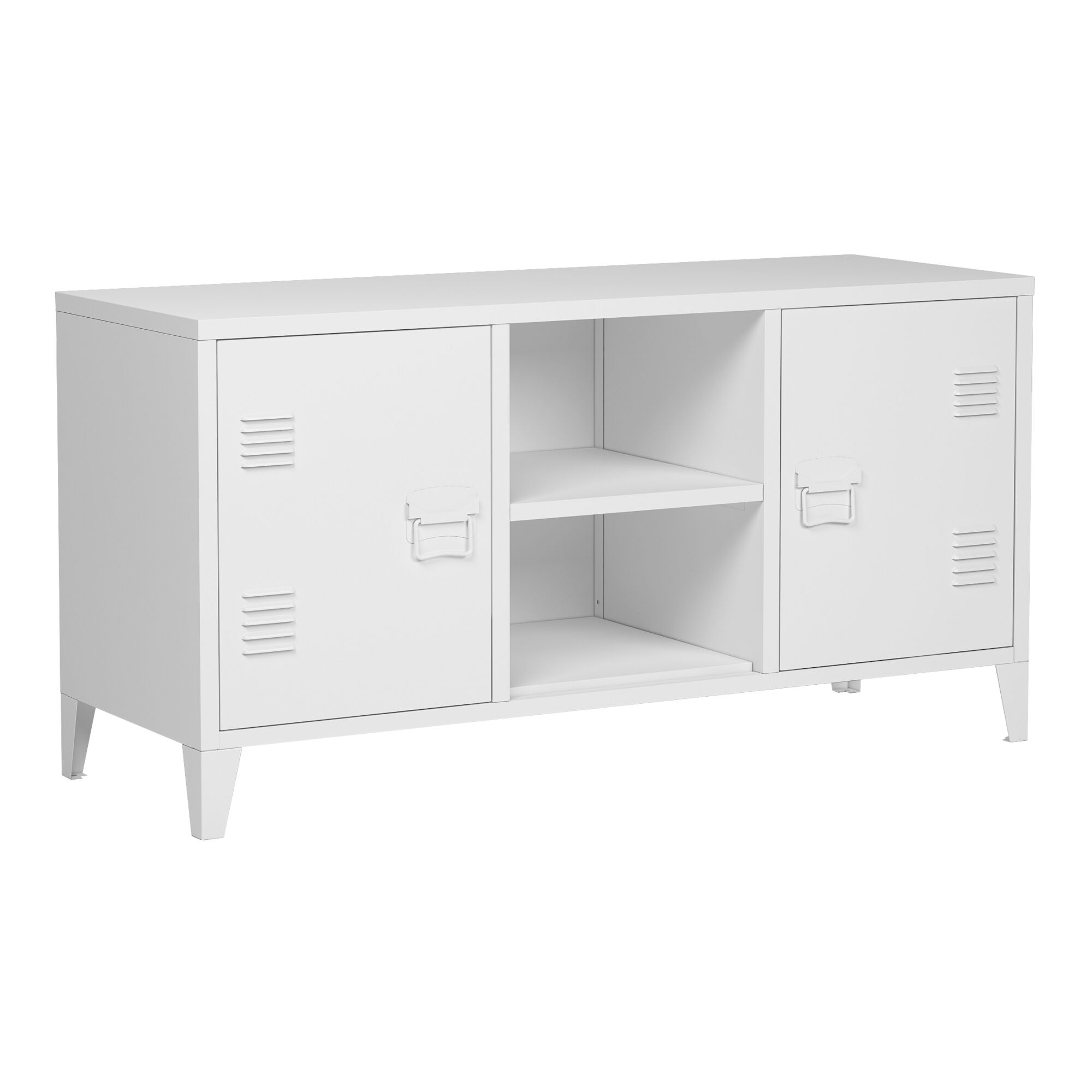 Mesa de Tele Kotka con 2 puertas acero 113