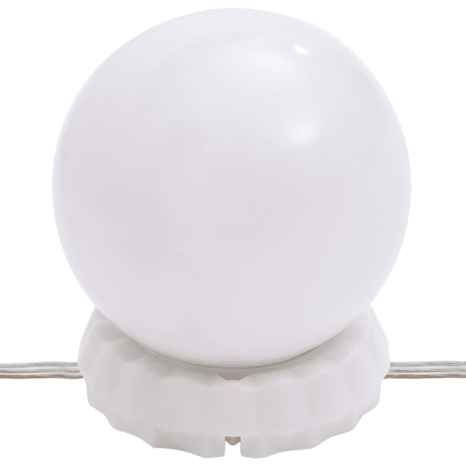vidaXL Toucador com luzes LED 95x50x133,5 cm pinho maciço branco vidaXL Toucador com luzes LED 95x50x133,5 cm pinho maciço branco