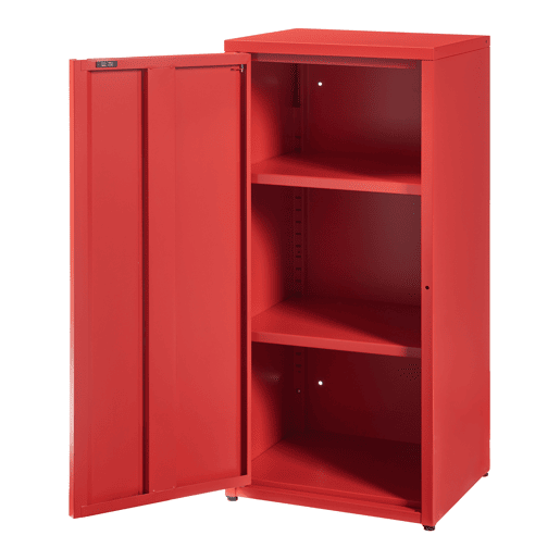 Armário de escritório Burlöv aço 88x40x35 cm - Vermelho en.casa