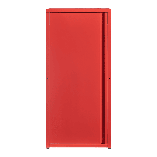 Armário de escritório Burlöv aço 88x40x35 cm - Vermelho en.casa
