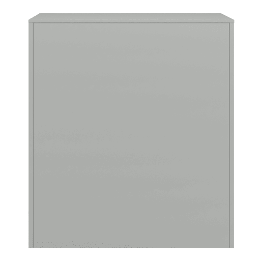 Cacifo metálico Rautavaara 6 portas com fechadura de aço 100x90x40cm - Cinzento pálido en.casa