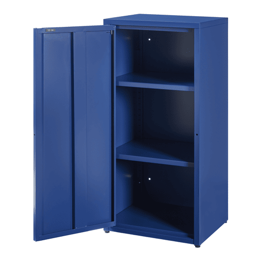 Armário de escritório Burlöv aço 88x40x35 cm - Azul en.casa