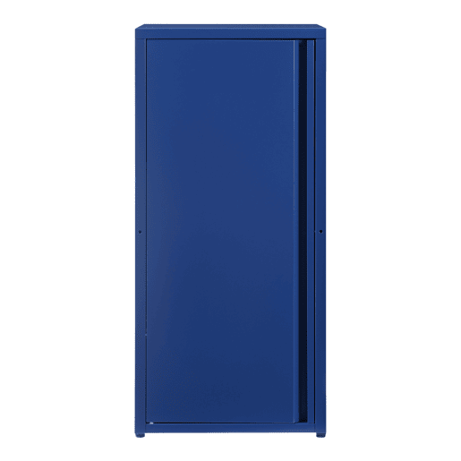 Armário de escritório Burlöv aço 88x40x35 cm - Azul en.casa