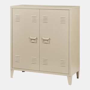 Armário de escritório Oripää com prateleira de aço regulável 90x80x33cm - Camel en.casa