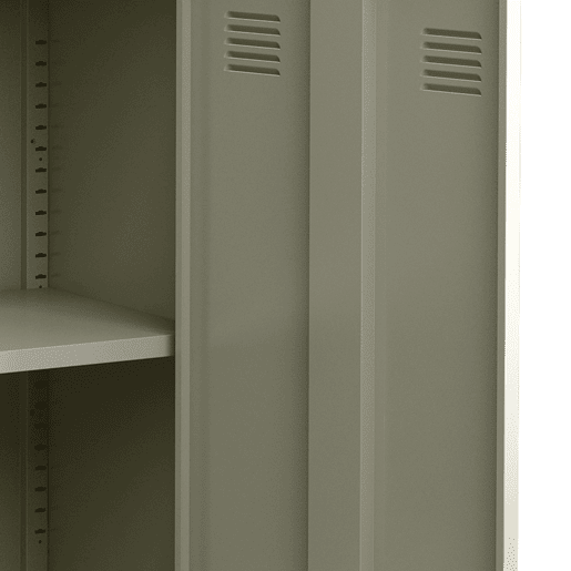 Armário de escritório Oripää com prateleira de aço regulável 90x80x33cm - Camel en.casa
