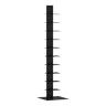Estante Eksjö com 10 prateleiras em aço 150x39x39 cm - Preto mate en.casa.