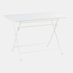 Mesa rebatível Sande retangular - Branco en.casa