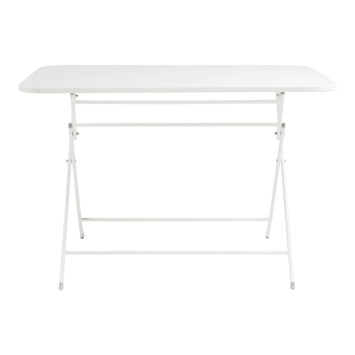 Mesa rebatÃvel Sande retangular - Branco en.casa Mesa rebatÃvel Sande retangular - Branco en.casa