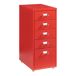 Archivador móvil Kökar con 5 cajones acero 28 Archivador móvil Kökar con 5 cajones acero 28 Amarillo