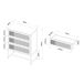 Cajonera Sund con 3 cajones acero Cajonera Sund con 3 cajones acero Gris