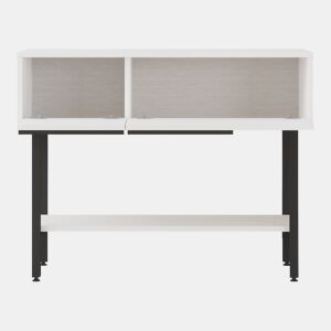 Mesa de Consola Vesanto com compartimentos 100x29.5x76cm - Branco en.casa