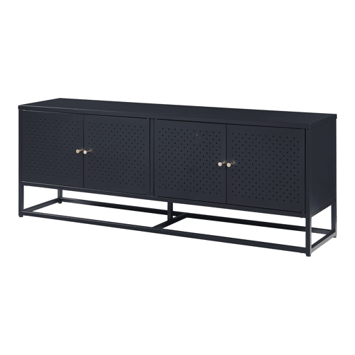Suporte de TV Janakkala em aço 153x35x55cm - Preto en.casa