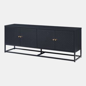 Suporte de TV Janakkala em aço 153x35x55cm - Preto en.casa