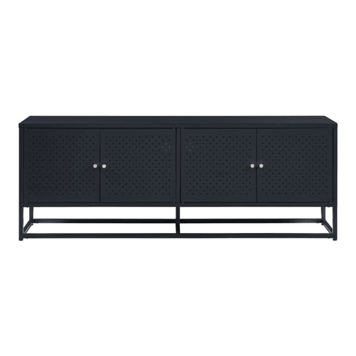 Suporte de TV Janakkala em aço 153x35x55cm - Preto en.casa