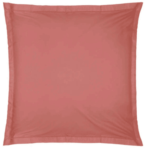 Capa de almofada de algodão rosa 63x63cm Capa de almofada de algodão rosa 63x63cm