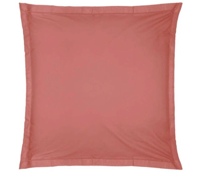 Funda de cojín algodón rosa 63x63cm
