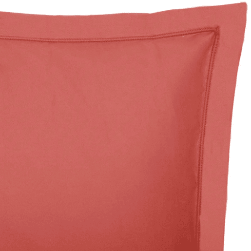 Capa de almofada de algodão rosa 63x63cm Capa de almofada de algodão rosa 63x63cm