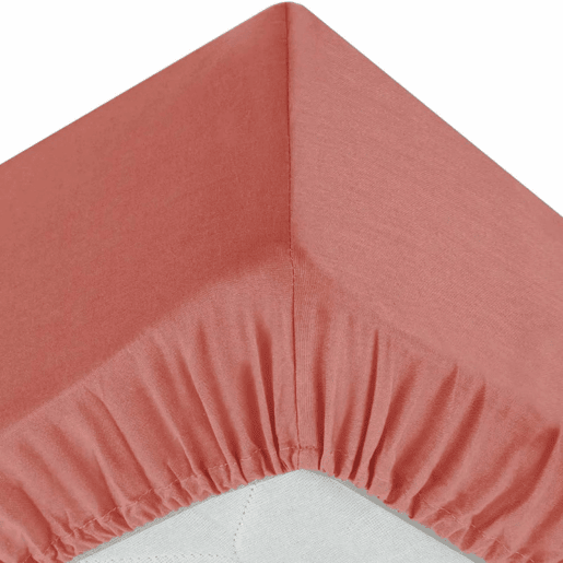 Lençol de Baixo Ajustável de rosa 90x190cm
