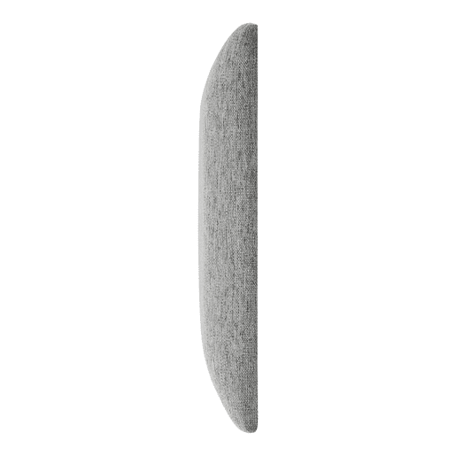 Conjunto de 4 painéis de parede acolchoados Carpino têxtil 30x30cm - Cinzento claro neu.haus