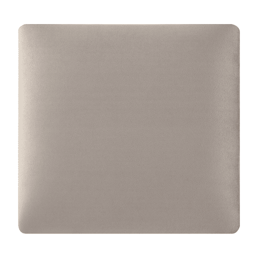 Conjunto de 4 painéis de parede acolchoados Carpino veludo 30x30cm - Cinzento claro neu.haus