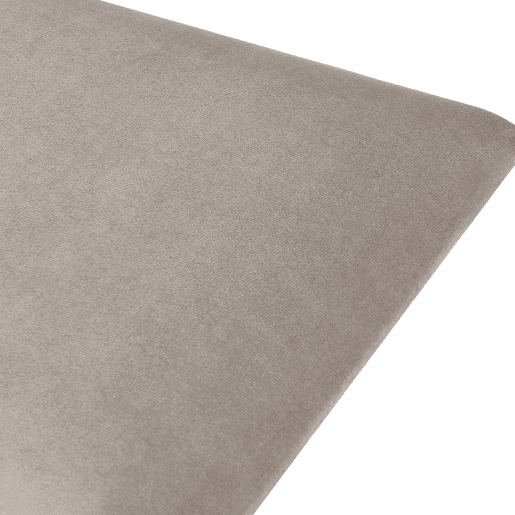 Conjunto de 4 painéis de parede acolchoados Carpino veludo 30x30cm - Cinzento claro neu.haus