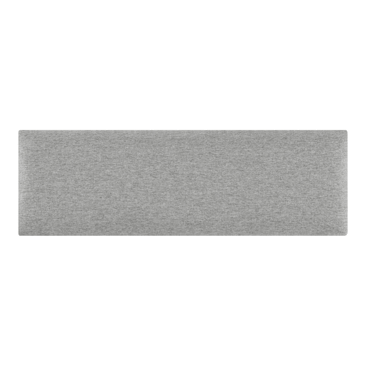Conjunto de 2 painéis de parede acolchoados Carpino têxtil 90x30cm - Cinzento claro neu.haus