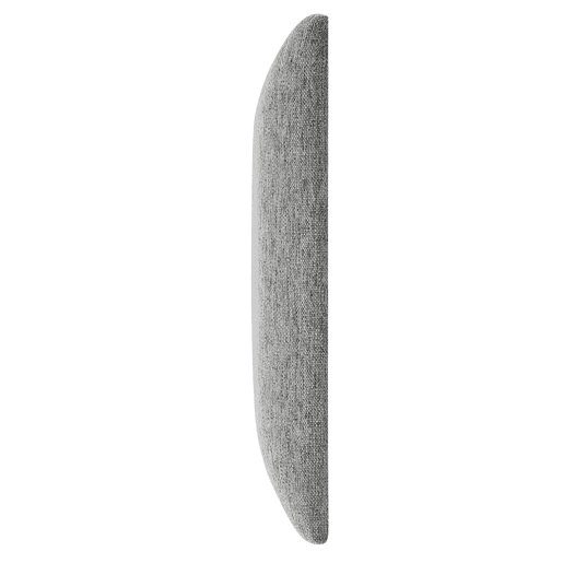 Conjunto de 2 painéis de parede acolchoados Carpino têxtil 90x30cm - Cinzento claro neu.haus