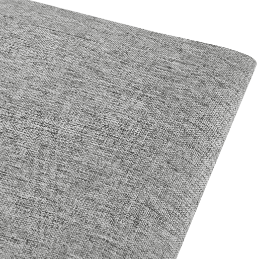 Conjunto de 2 painéis de parede acolchoados Carpino têxtil 90x30cm - Cinzento claro neu.haus