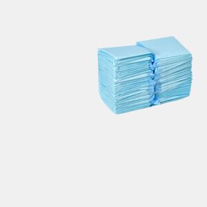 PawHut Resguardos de Treino Animais de Estimação 100 Unidades 45x60 cm Resguardos Absorventes para Cães Desenho com 6 Camadas com Superfície de Secagem Rápida Azul