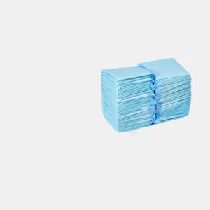 PawHut Resguardos de Treino Animais de Estimação 100 Unidades 45x30 cm Resguardos Absorventes para Cães Desenho com 6 Camadas com Superfície de Secagem Rápida Azul