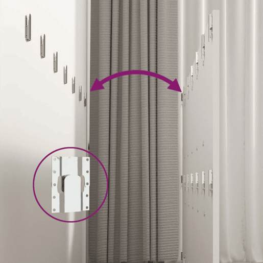 vidaXL Cabeceira cama + armários madeira processada branco vidaXL Cabeceira cama + armários madeira processada branco