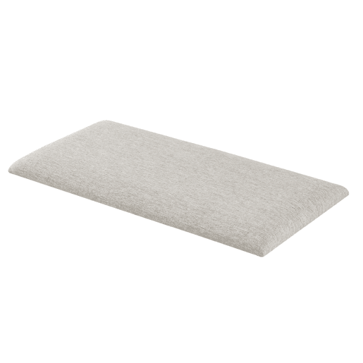 Conjunto de 3 painéis de parede acolchoados Carpino têxtil 60x30cm - Cinzento neu.haus