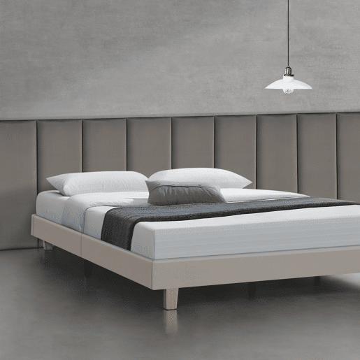 Conjunto de 2 painéis de parede acolchoados Carpino veludo 90x30cm - Cinzento escuro neu.haus