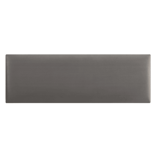 Conjunto de 2 painéis de parede acolchoados Carpino veludo 90x30cm - Cinzento escuro neu.haus