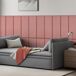 Set de 2 paneles de pared acolchados Carpino terciopelo 30 Set de 2 paneles de pared acolchados Carpino terciopelo 30 Rosa