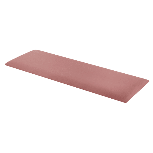 Conjunto de 2 painéis de parede acolchoados Carpino veludo 90x30cm - Rosa neu.haus
