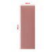 Set de 2 paneles de pared acolchados Carpino terciopelo 30 Set de 2 paneles de pared acolchados Carpino terciopelo 30 Rosa