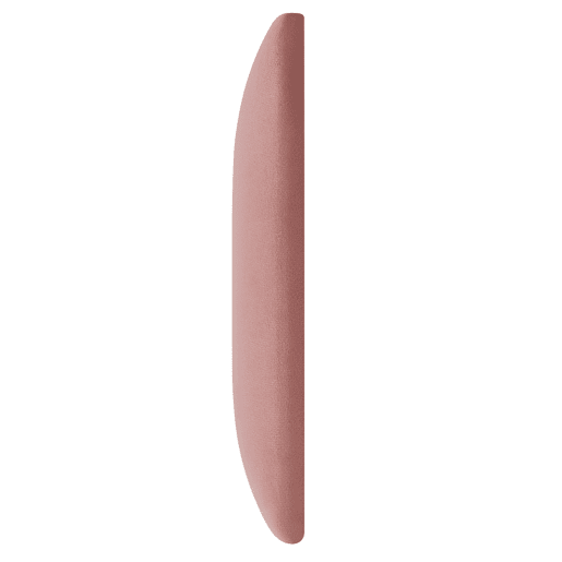 Conjunto de 2 painéis de parede acolchoados Carpino veludo 90x30cm - Rosa neu.haus