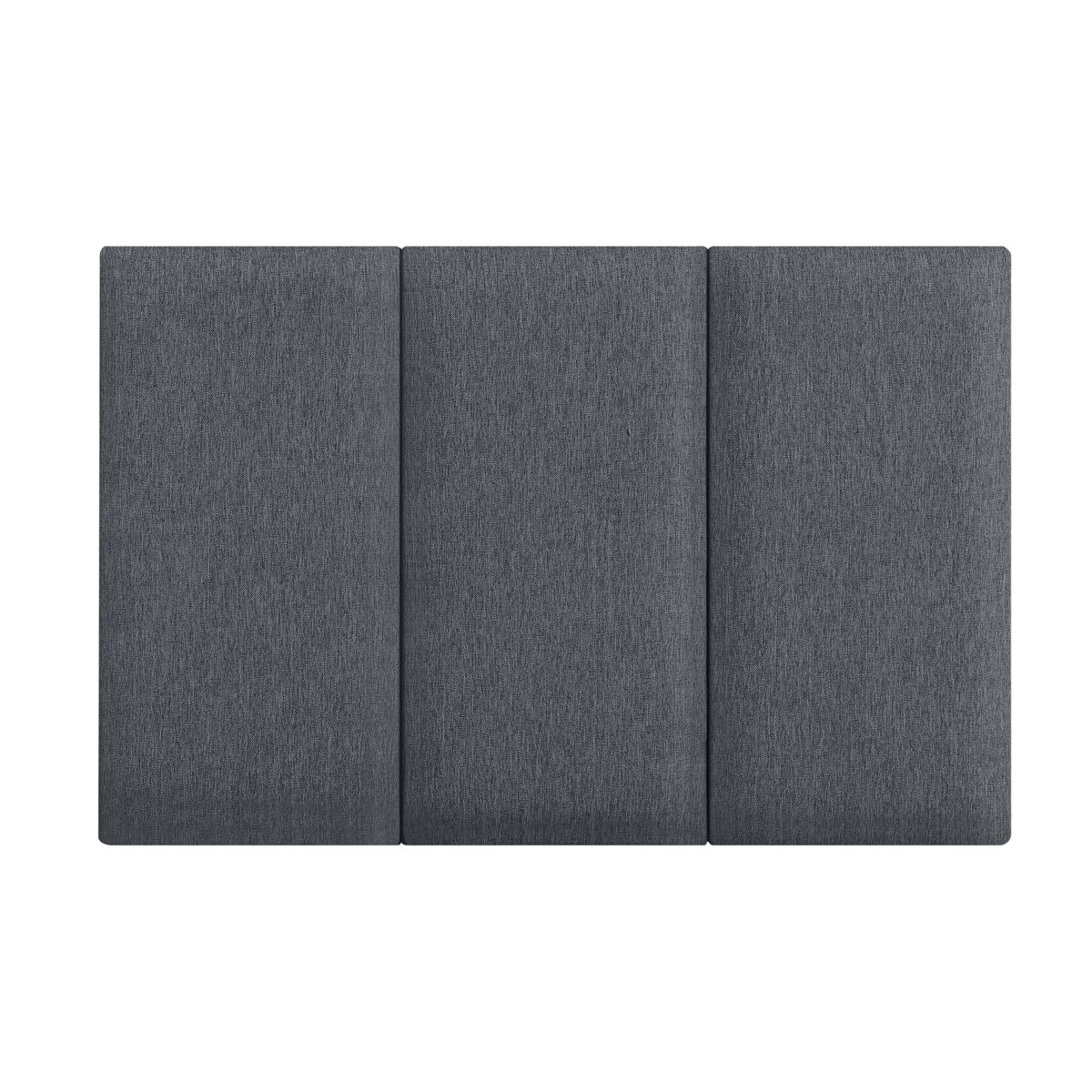 Set de 3 paneles de pared acolchados carpino textil 60x30cm - gris oscuro [neu.haus]