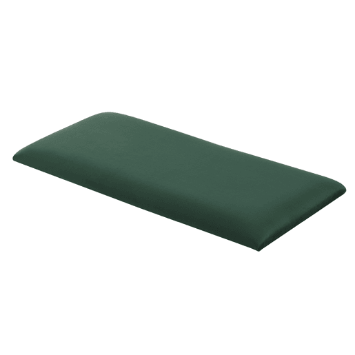 Conjunto de 3 painéis de parede acolchoados Carpino veludo 60x30cm - Verde escuro neu.haus