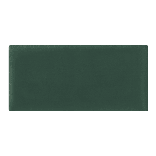 Conjunto de 3 painéis de parede acolchoados Carpino veludo 60x30cm - Verde escuro neu.haus