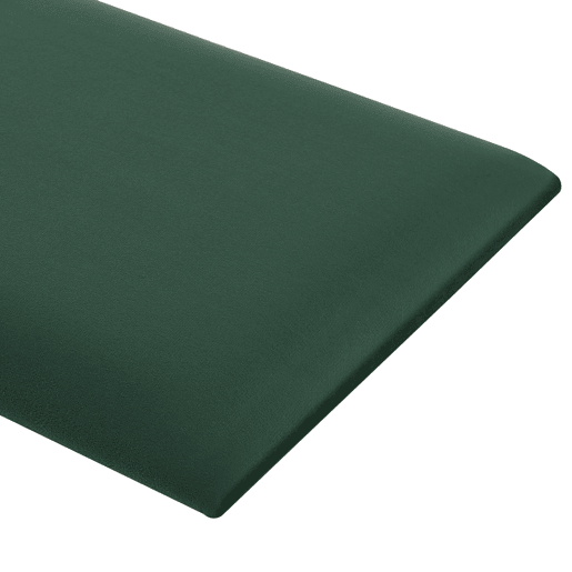 Conjunto de 3 painéis de parede acolchoados Carpino veludo 60x30cm - Verde escuro neu.haus